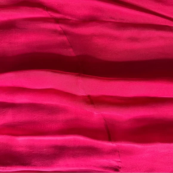 Rag & Bone Dark Red Maxi Skirt - Silk, Bias Cut, Flattering - size 4 - Picture 12 of 16